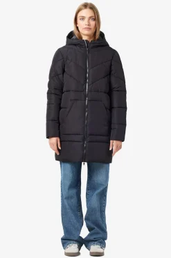 abrigo acolchado capucha