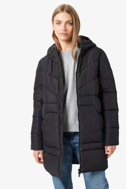 abrigo acolchado capucha