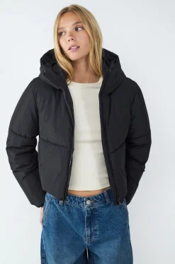 Abrigo acolchado capucha