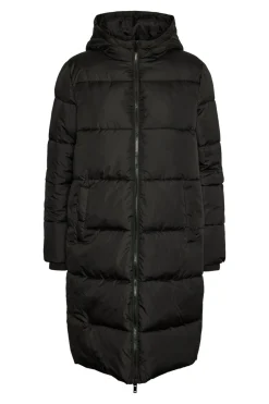 Abrigo acolchado capucha bolsillos