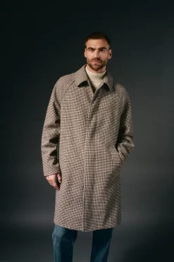 Abrigo cuadro inglesado