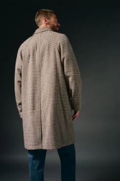 Abrigo cuadro inglesado