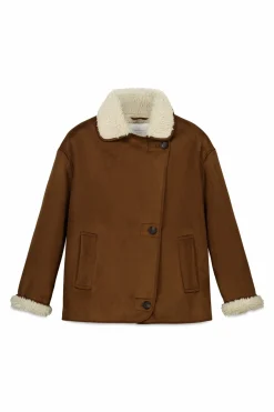 Abrigo cuello borreguito