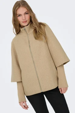 Abrigo de pa&ntilde;o cremallera