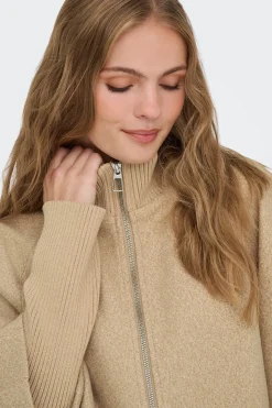 Abrigo de pa&ntilde;o cremallera