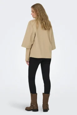 Abrigo de pa&ntilde;o cremallera