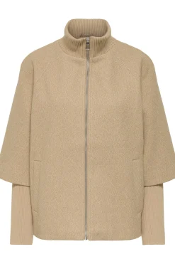 Abrigo de pa&ntilde;o cremallera