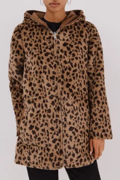 Abrigo efecto doble faz reversible