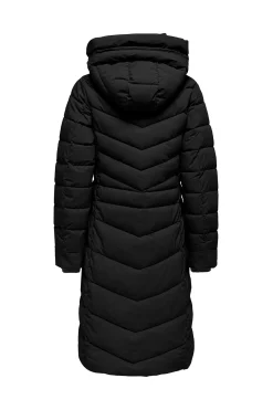 Abrigo largo acolchado