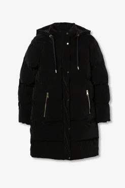 Abrigo largo acolchado
