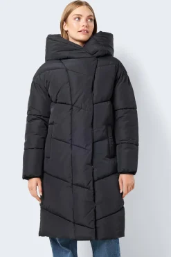 Abrigo largo acolchado