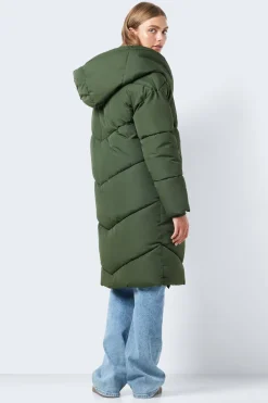 Abrigo largo acolchado