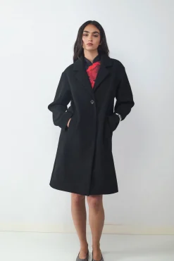 Abrigo largo b&aacute;sico