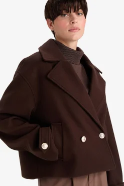 Abrigo largo botones