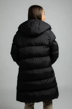 Abrigo largo de fibra