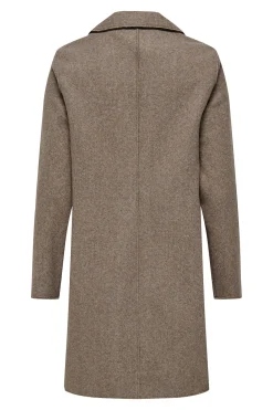 Abrigo midi de pa&ntilde;o