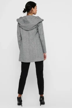 Abrigo midi de pa&ntilde;o