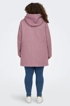 Abrigo midi de pa&ntilde;o talla grande