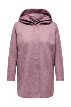 Abrigo midi de pa&ntilde;o talla grande