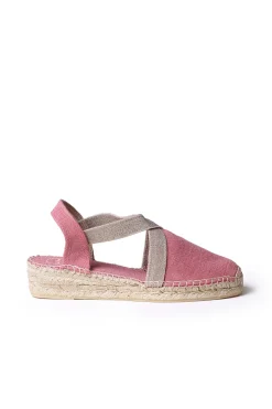 Alpargata de cu&ntilde;a baja con el&aacute;sticos