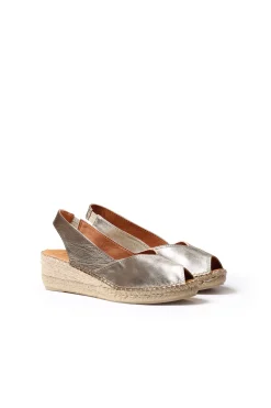 Alpargata de cu&ntilde;a de piel