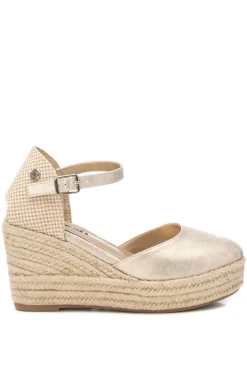 Alpargatas metalizadas cu&ntilde;a