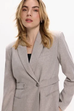 Americana abotonada cruzada