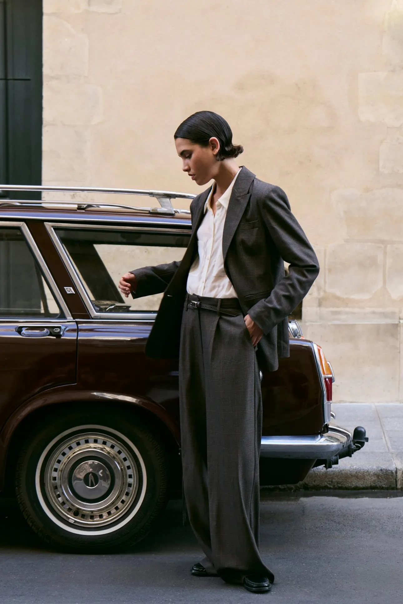 Americana blazer de cuadros