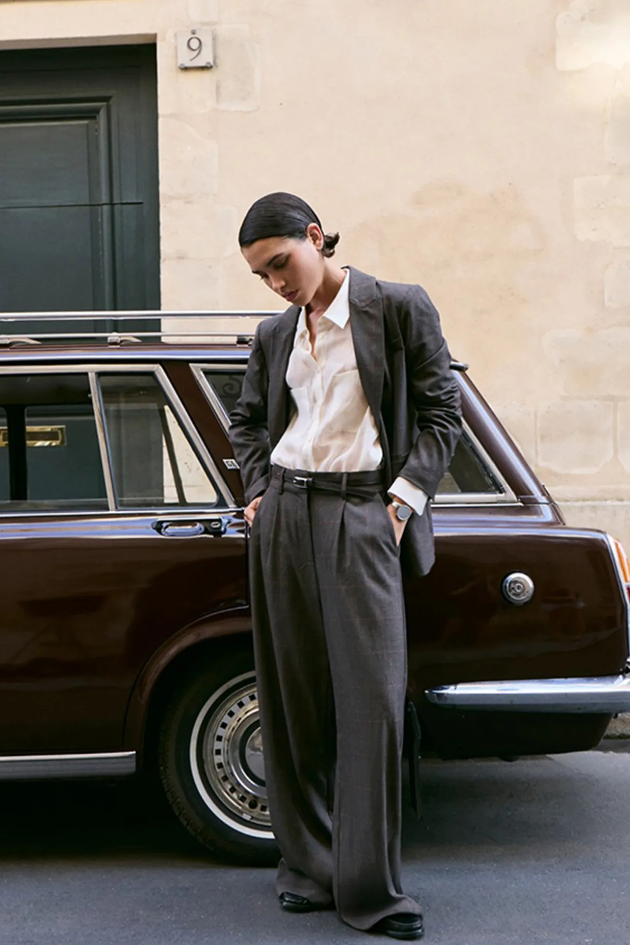 Americana blazer de cuadros