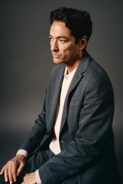 Americana traje algod&oacute;n coordinado