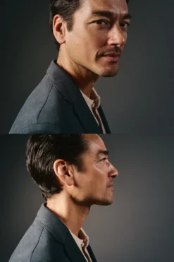 Americana traje algod&oacute;n coordinado