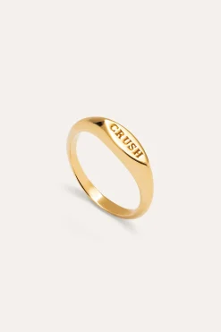 Anillo Crush Ba&ntilde;o Oro