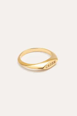 Anillo Crush Ba&ntilde;o Oro