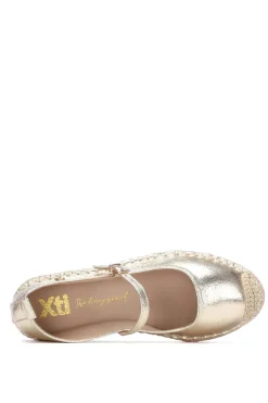 Bailarina Alpargata Acabado Metalizado