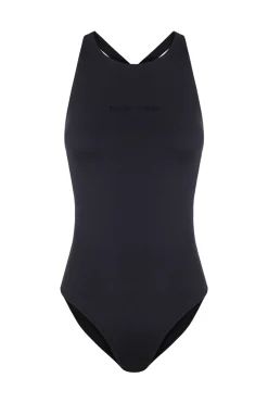 Ba&ntilde;ador deportivo negro Quick Dry