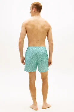 Ba&ntilde;ador hombre estampado geom&eacute;trico