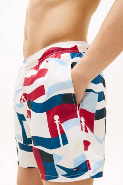 Ba&ntilde;ador hombre estampado banderas