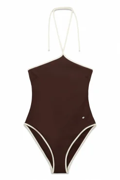 Ba&ntilde;ador moldeador halter marr&oacute;n