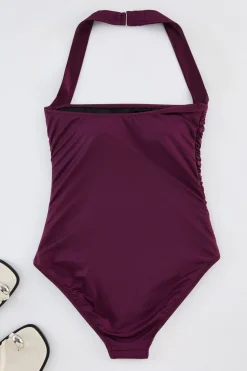 Ba&ntilde;ador satinado fruncido