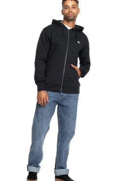 Basic Zip - Sudadera con capucha y cremallera para hombre