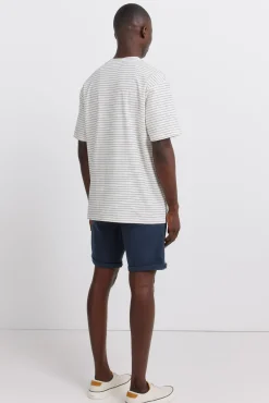 Bermuda 5 bolsillos color lavada slim fit