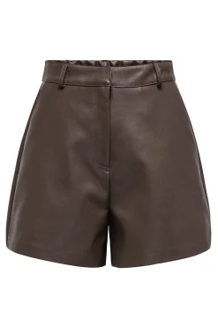 Bermuda de piel vegana