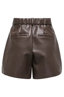 Bermuda de piel vegana