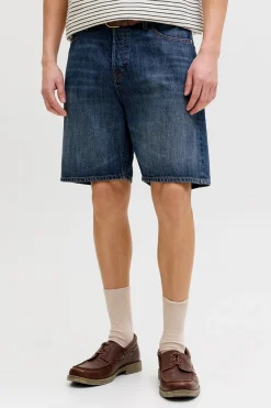 Bermuda denim relaxed fit lavado