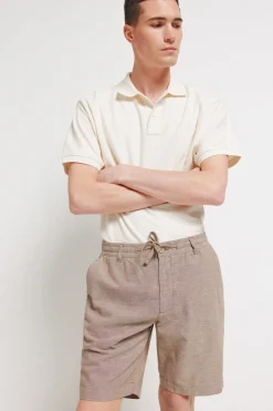 Bermuda lino comfort slim fit