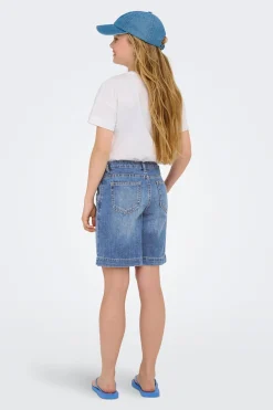 Bermuda vaquera larga