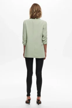 Blazer abierta manga remangada