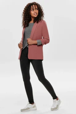 Blazer abierta manga remangada