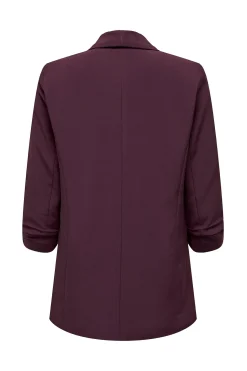 Blazer abierta manga remangada