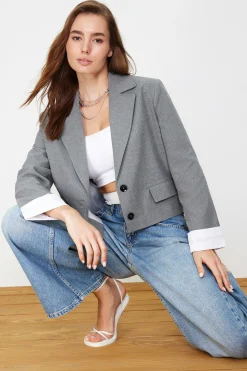 Blazer cropped